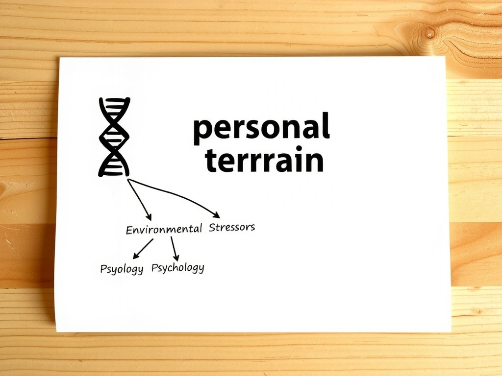 Schéma facteurs environnementaux et biologiques